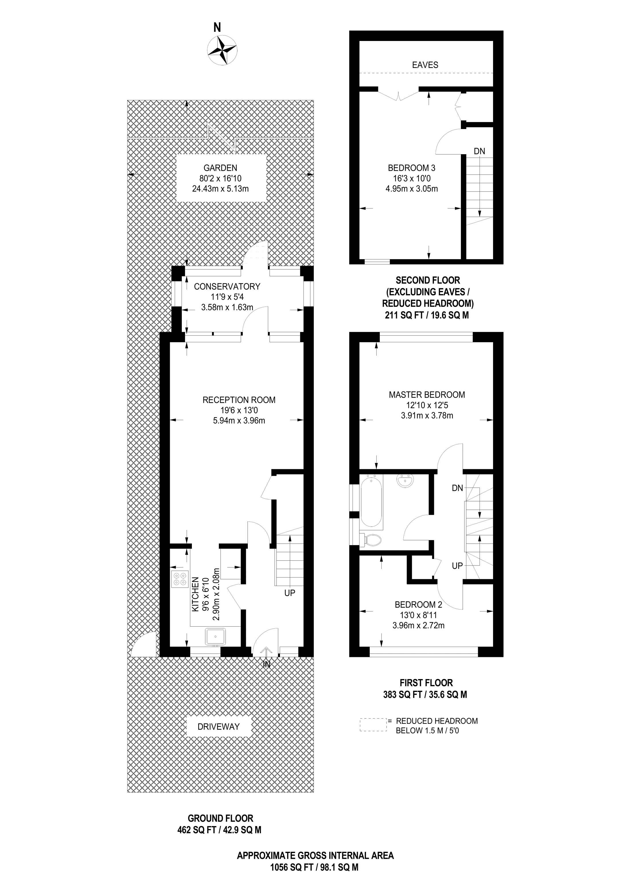 3 Bedrooms End terrace house for sale in Collingwood Road, Sutton SM1