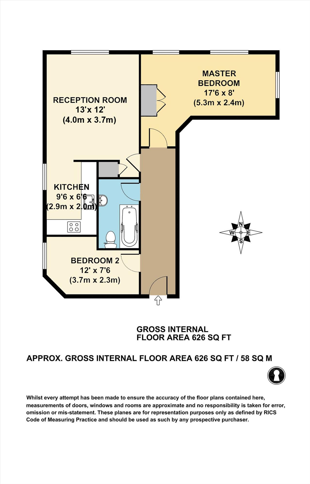 2 Bedrooms Flat to rent in Bow Road, London E3