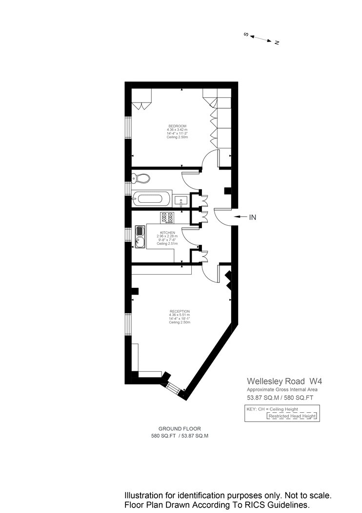 1 Bedrooms Flat for sale in Belgrave Court, Wellesley Road, Chiswick W4