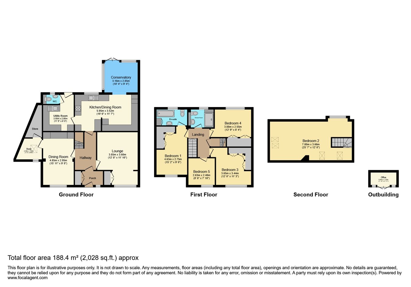 85, North Downs Crescent, Croydon floorplan