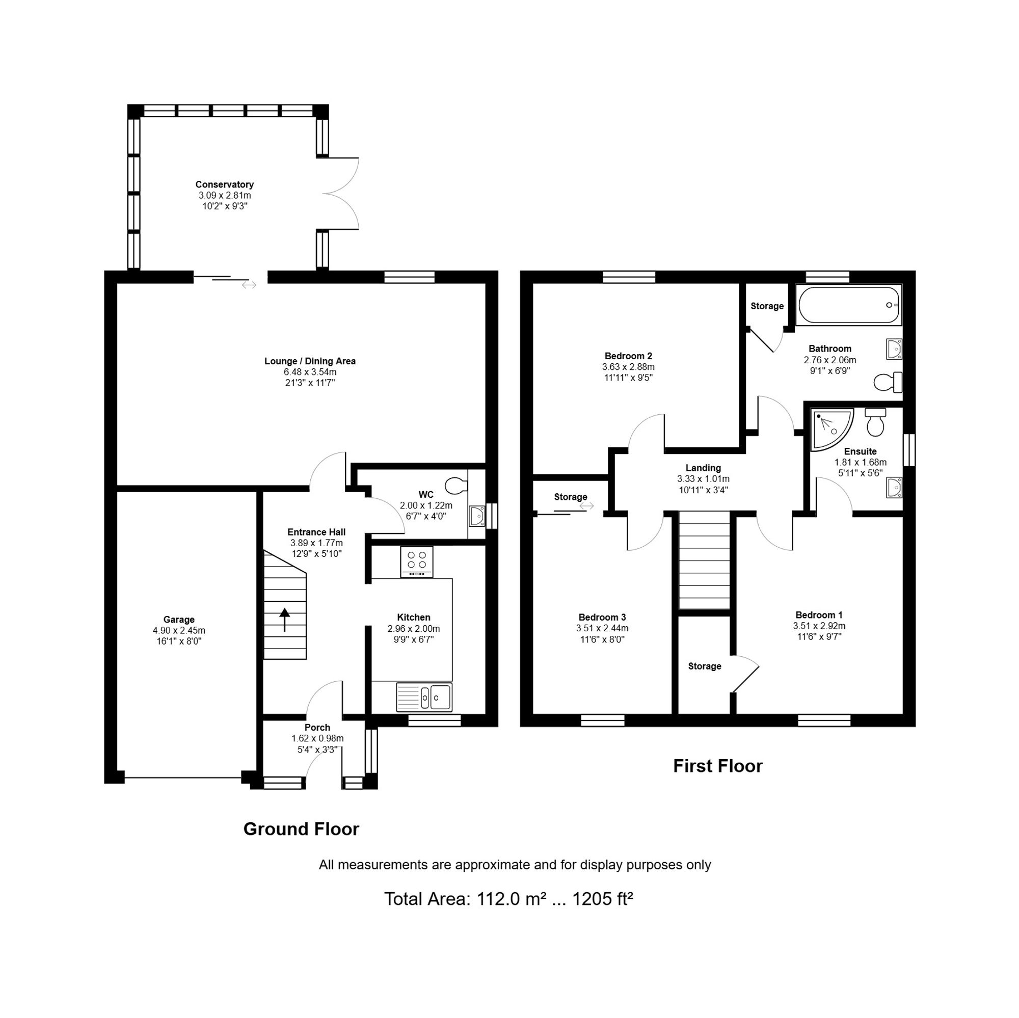 33 Nelson Crescent, Stafford floorplan