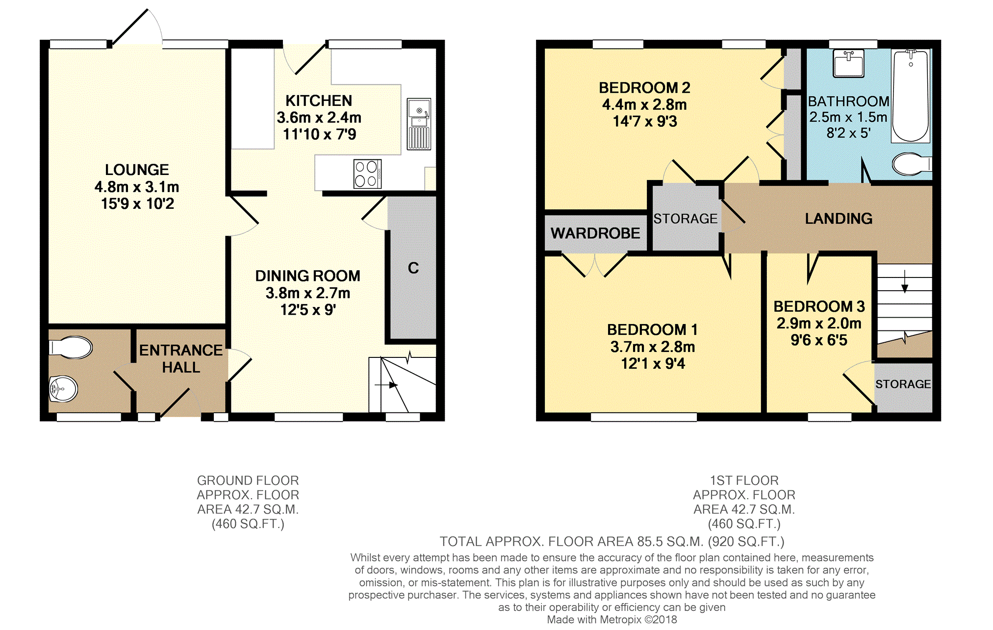 3 Bedrooms Terraced house for sale in Sperrin Close, Basingstoke RG22