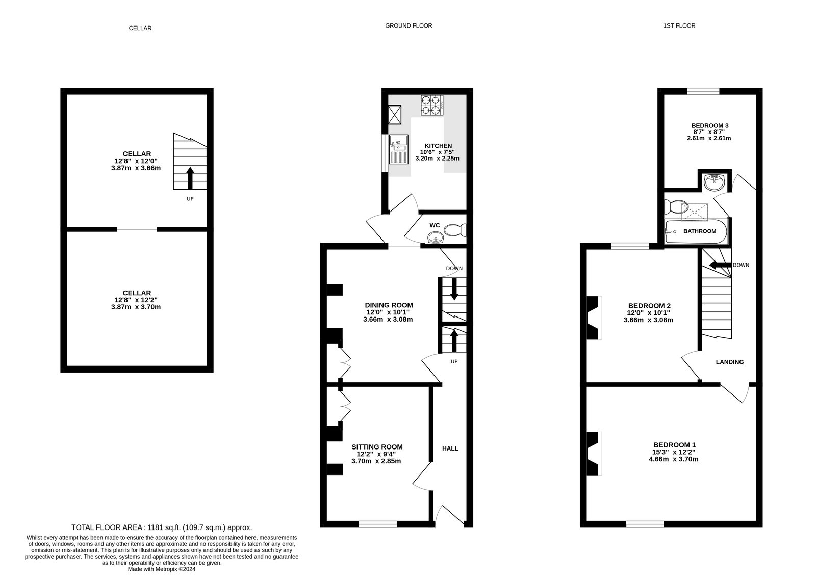 55, Newtown Road, Hereford floorplan