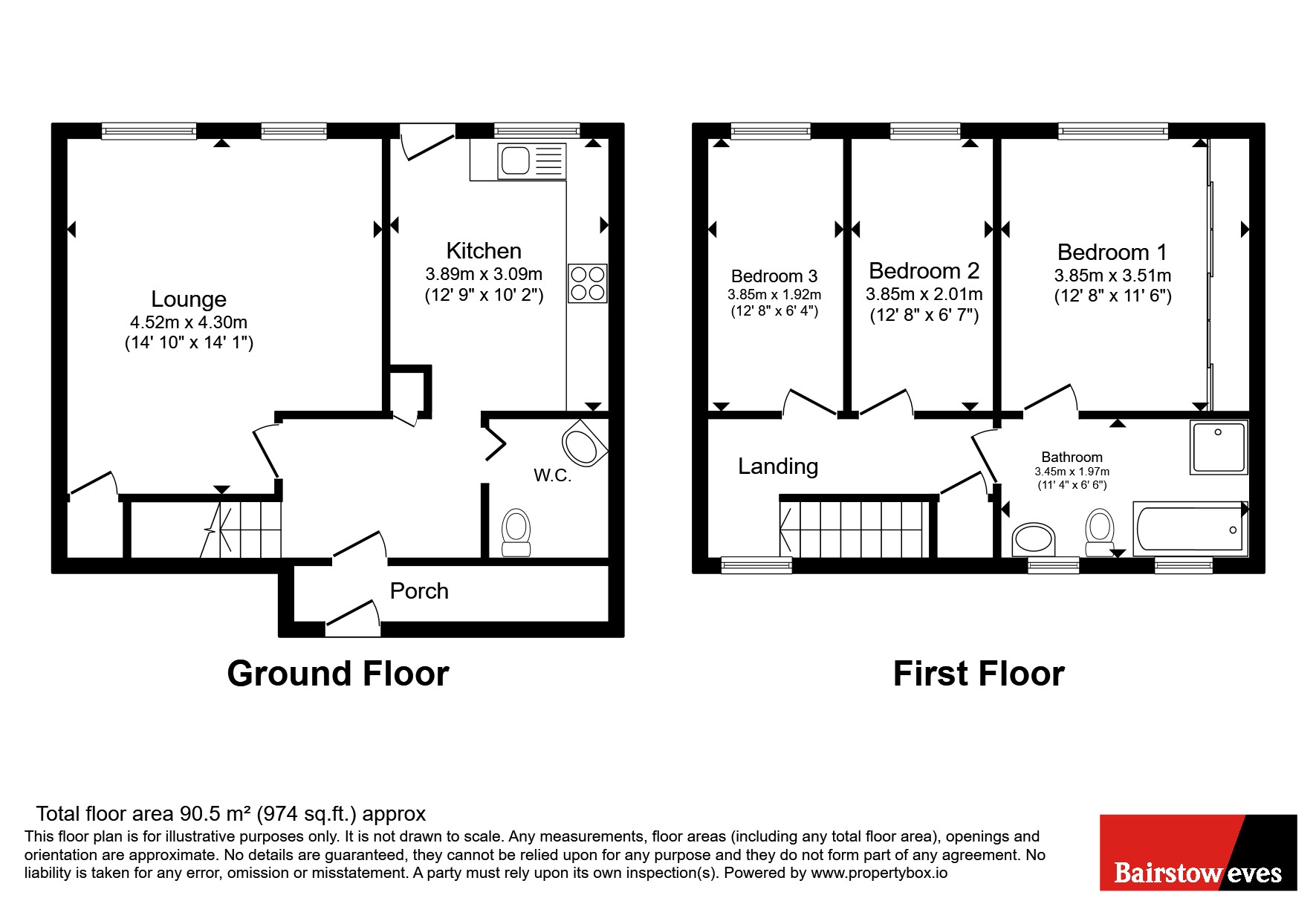 4, Wayletts, Essex floorplan