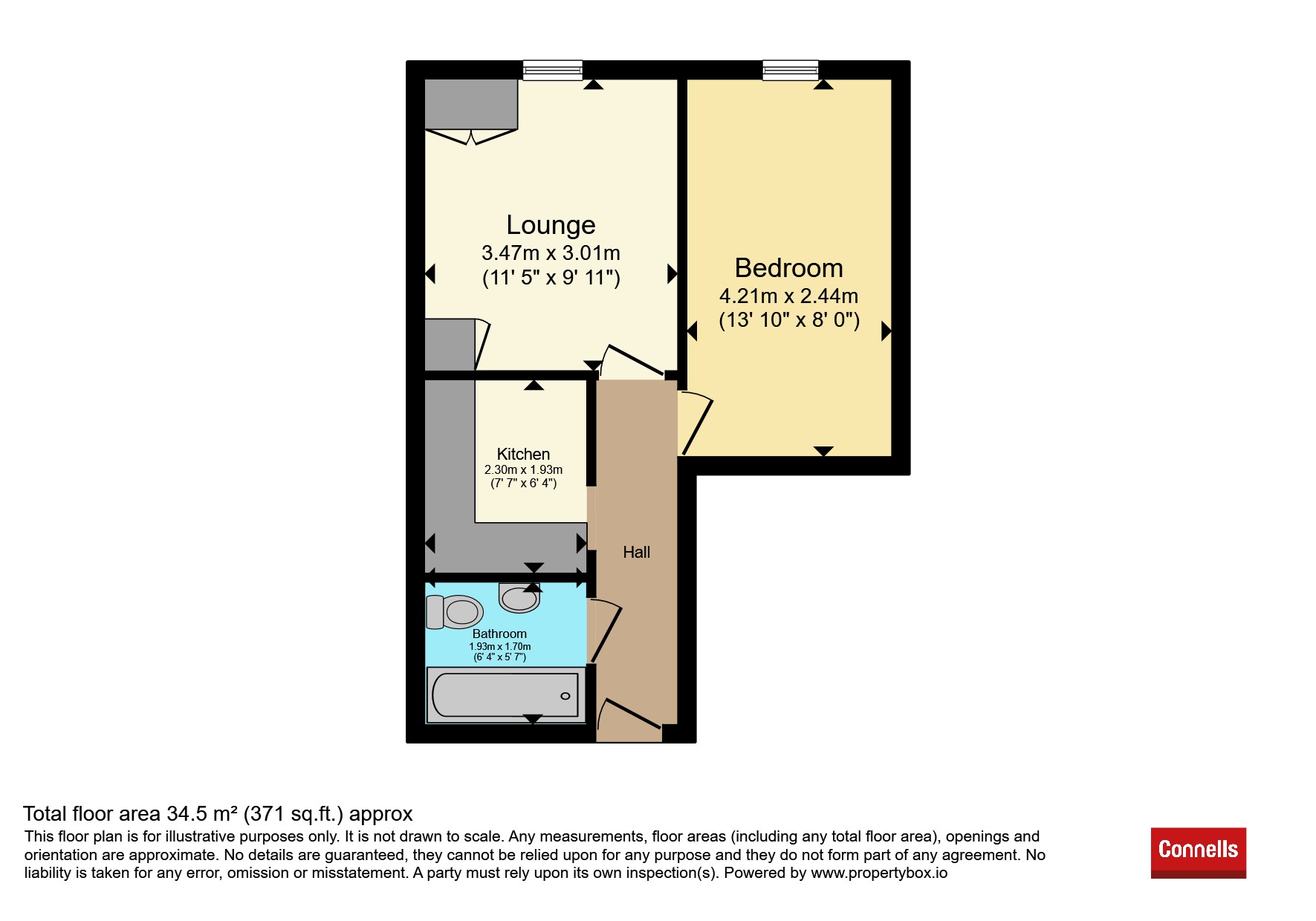 5, Melrose, 14, Crescent Road, Bournemouth floorplan