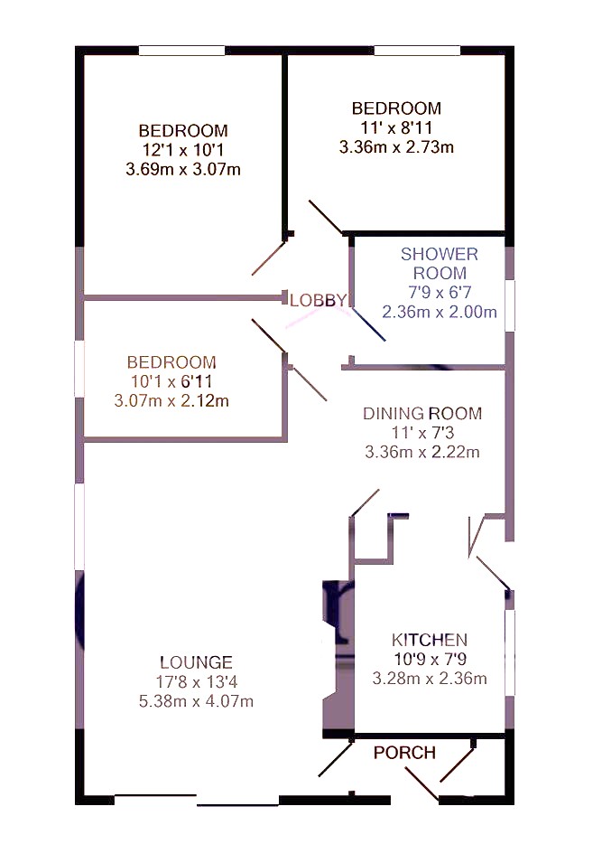 78, Lower Shelton Road, Bedford floorplan