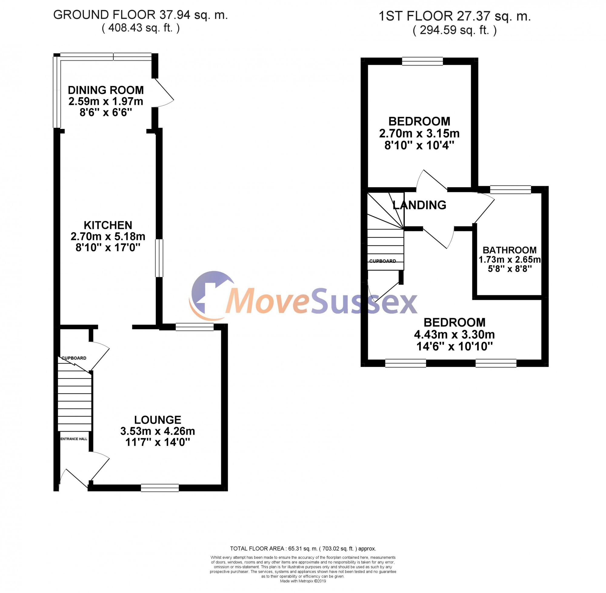 2 Bedrooms Terraced house for sale in Victoria Road, Polegate, East Sussex BN26