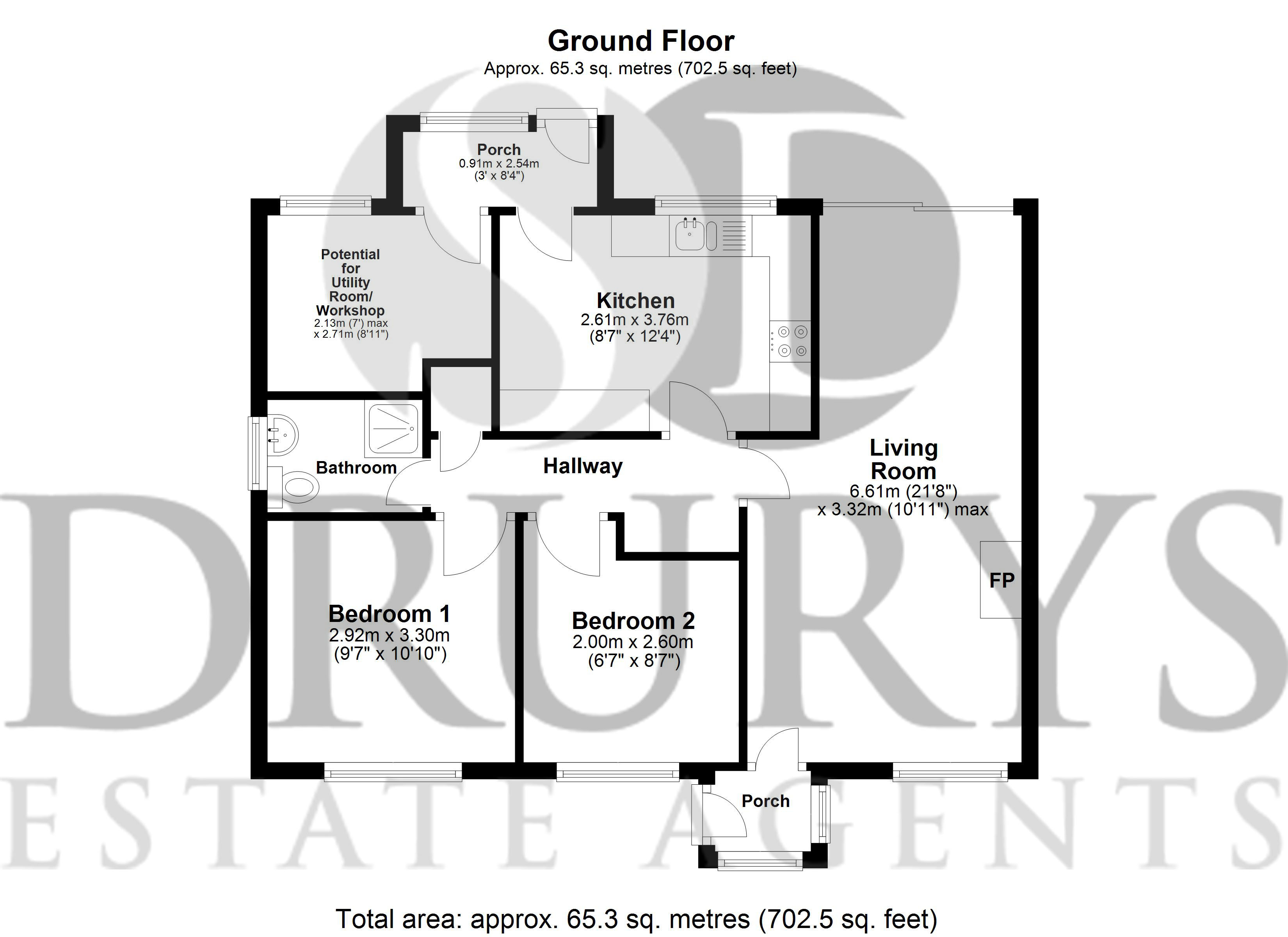 Ward Crescent, Boston floorplan