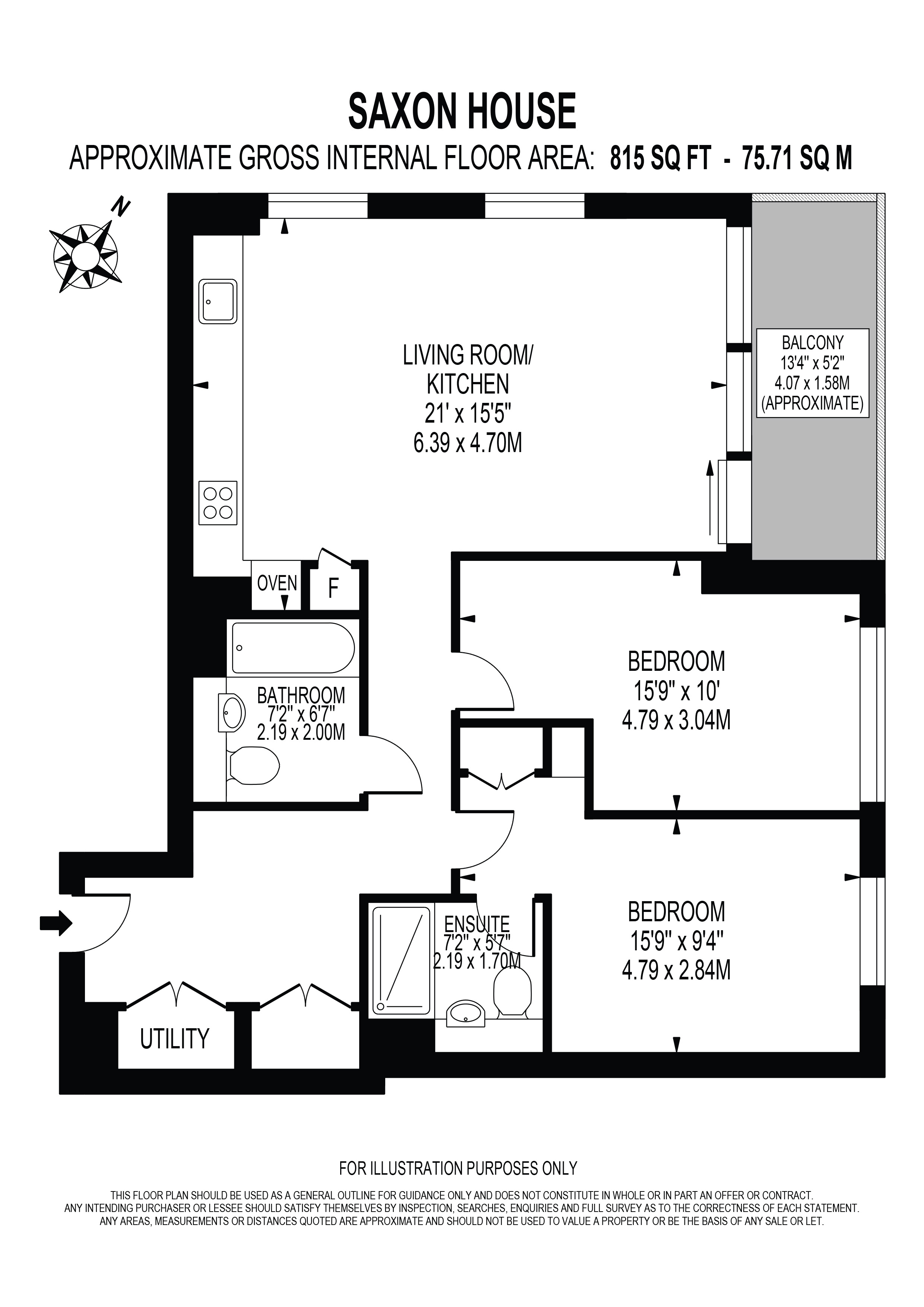 1 Parkland Walk, London floorplan