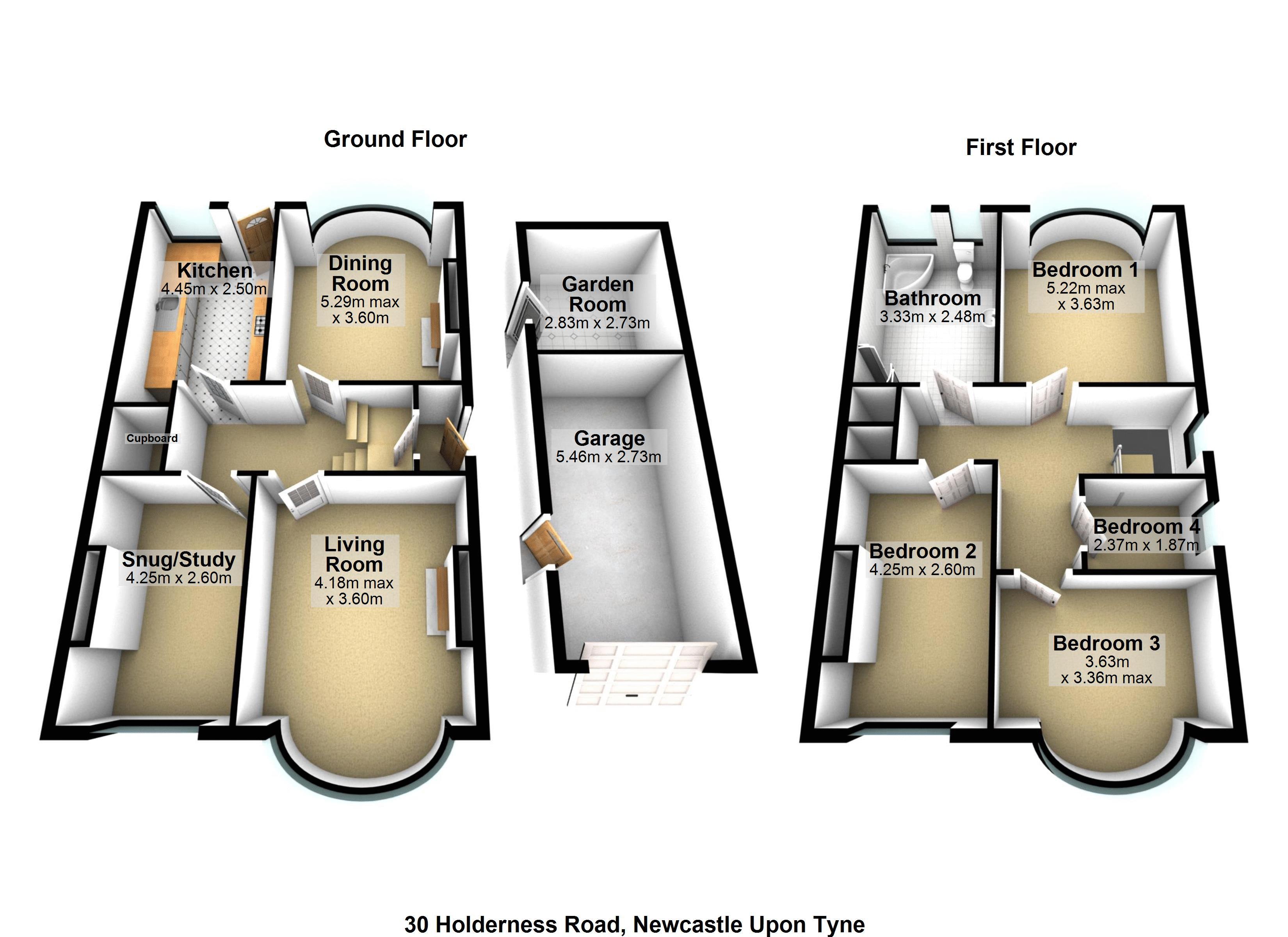 30, Holderness Road, Newcastle Upon Tyne floorplan