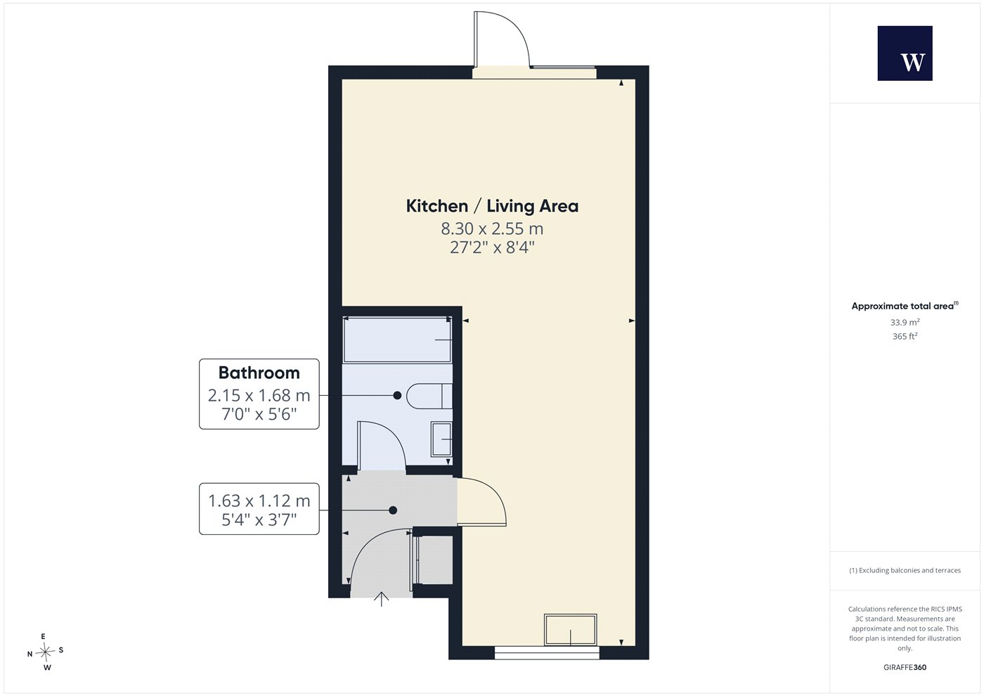 Bedford Road, London floorplan