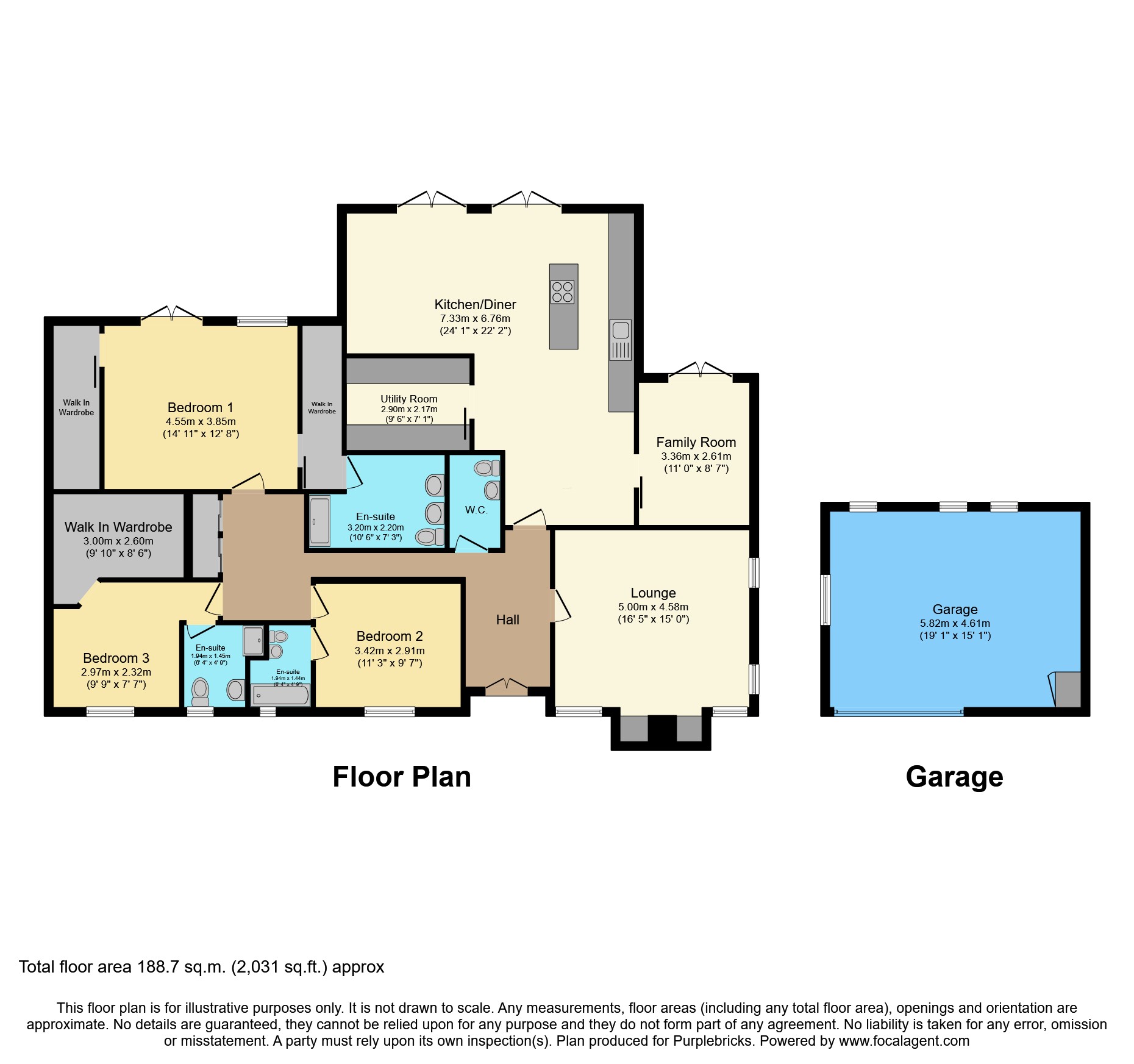 Wallasea View, Bridgemarsh Lane, Chelmsford floorplan
