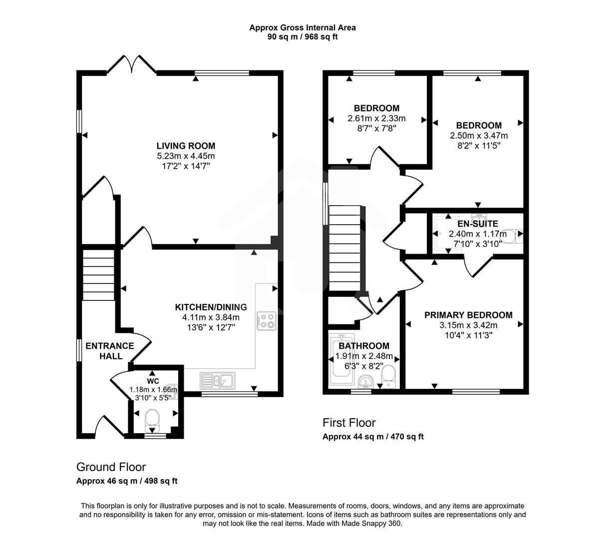 18, Bancroft Way, Leicester floorplan