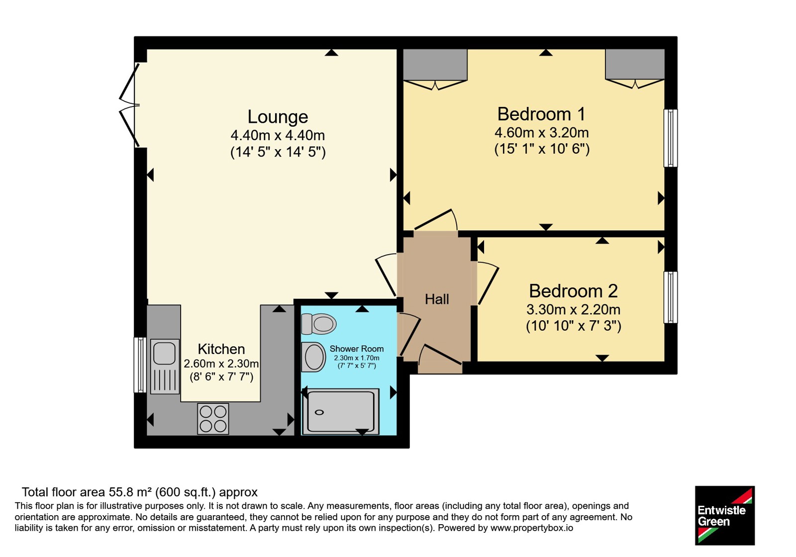 77, Broadoaks, Greater Manchester floorplan