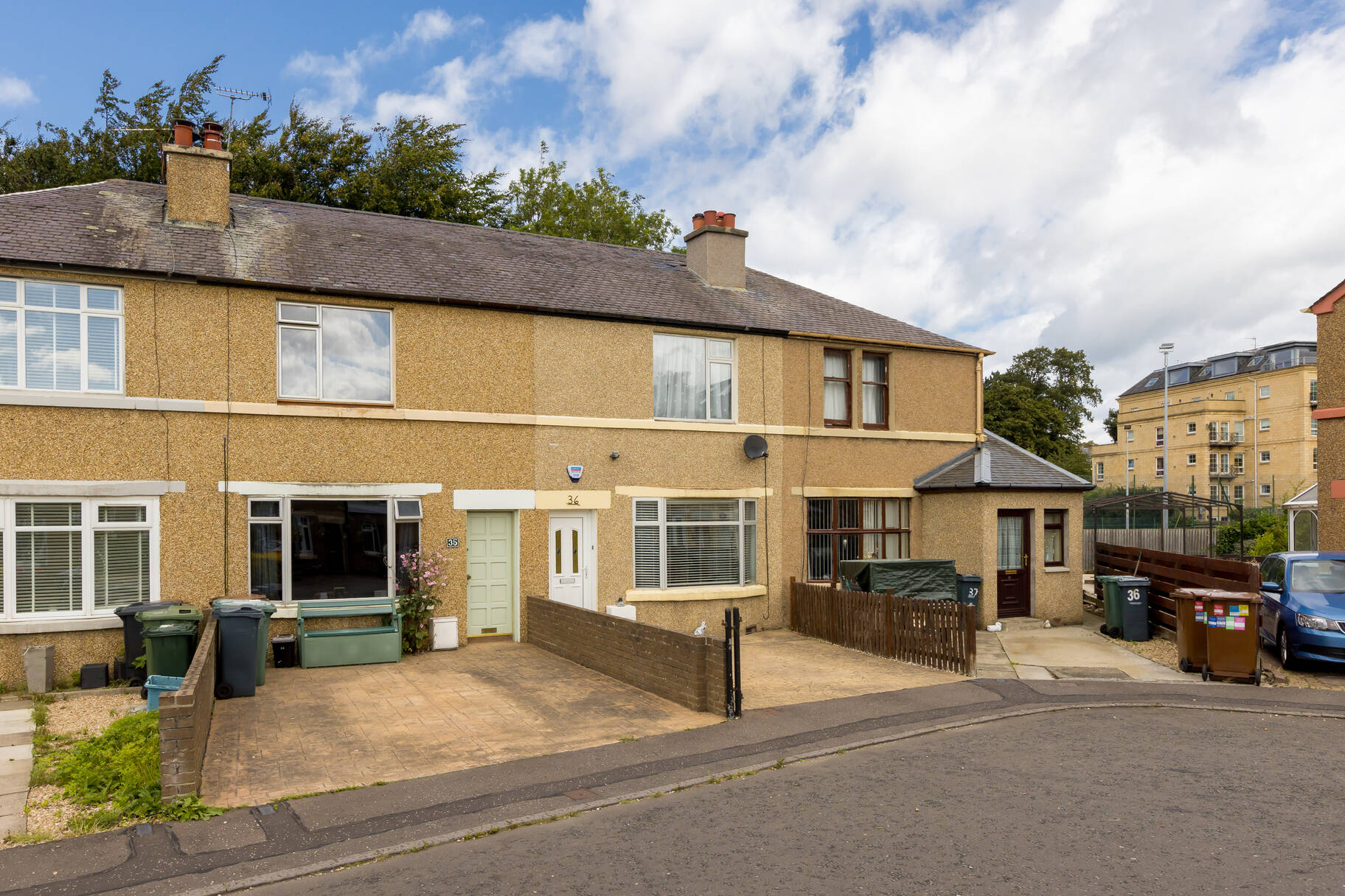 2-bed terraced on 36 Riversdale Grove, Edinburgh EH12, £275,000