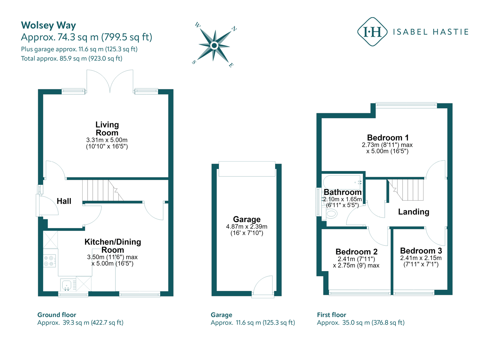 5, Wolsey Way, Cambridge floorplan