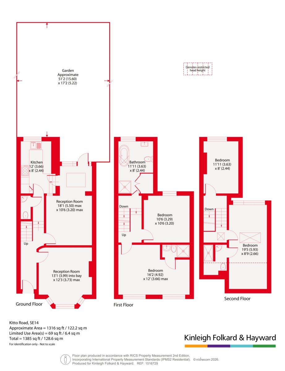 27, Kitto Road, London floorplan