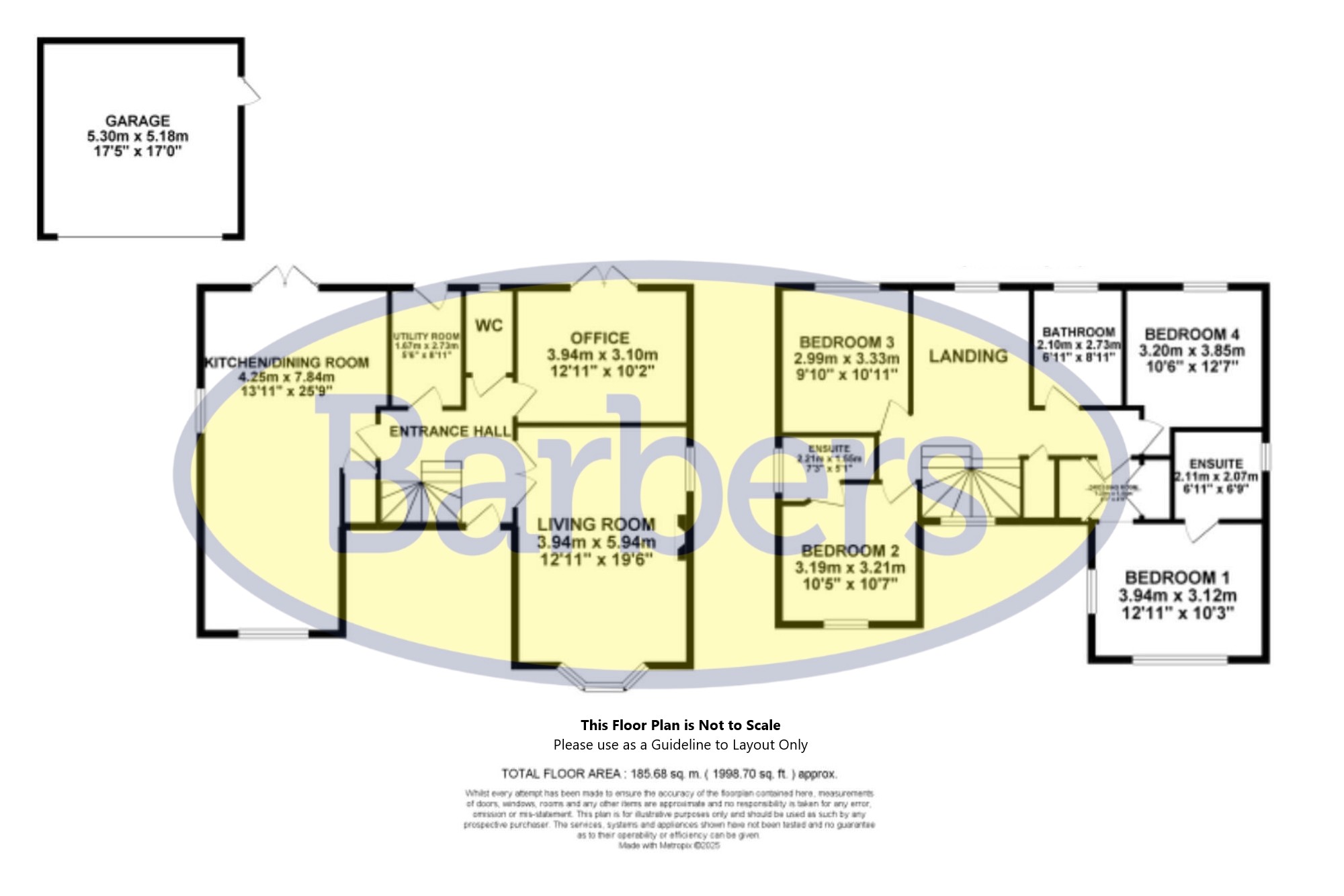 5, Briar Gardens, Market Drayton floorplan