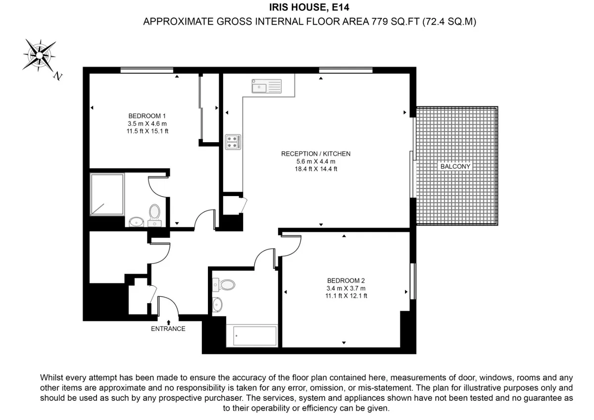 Iris House, Hemlock Street, London floorplan