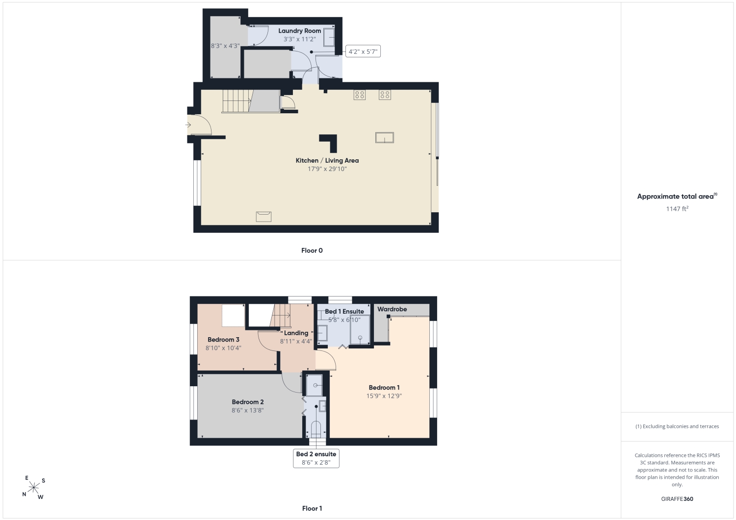 157, Park Lane, Nottingham floorplan