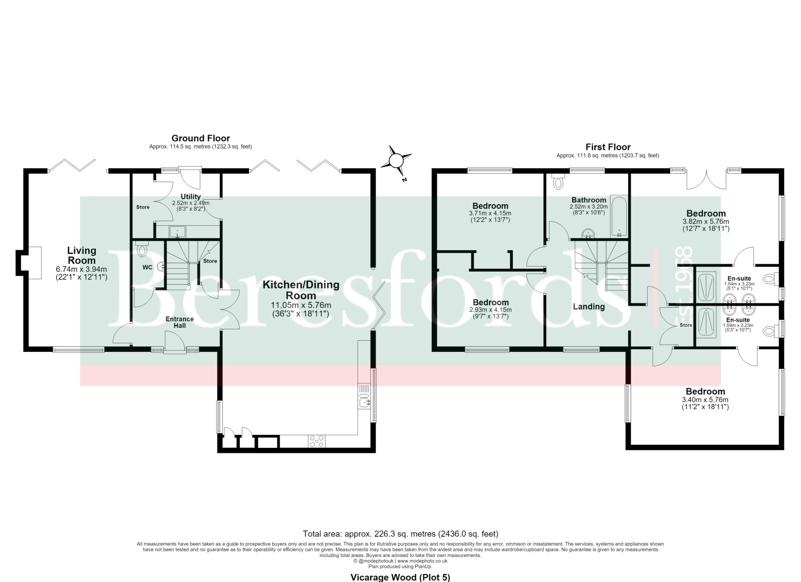 Unit 5 Vicarage Wood,, Wigley Bush Lane, Brentwood floorplan