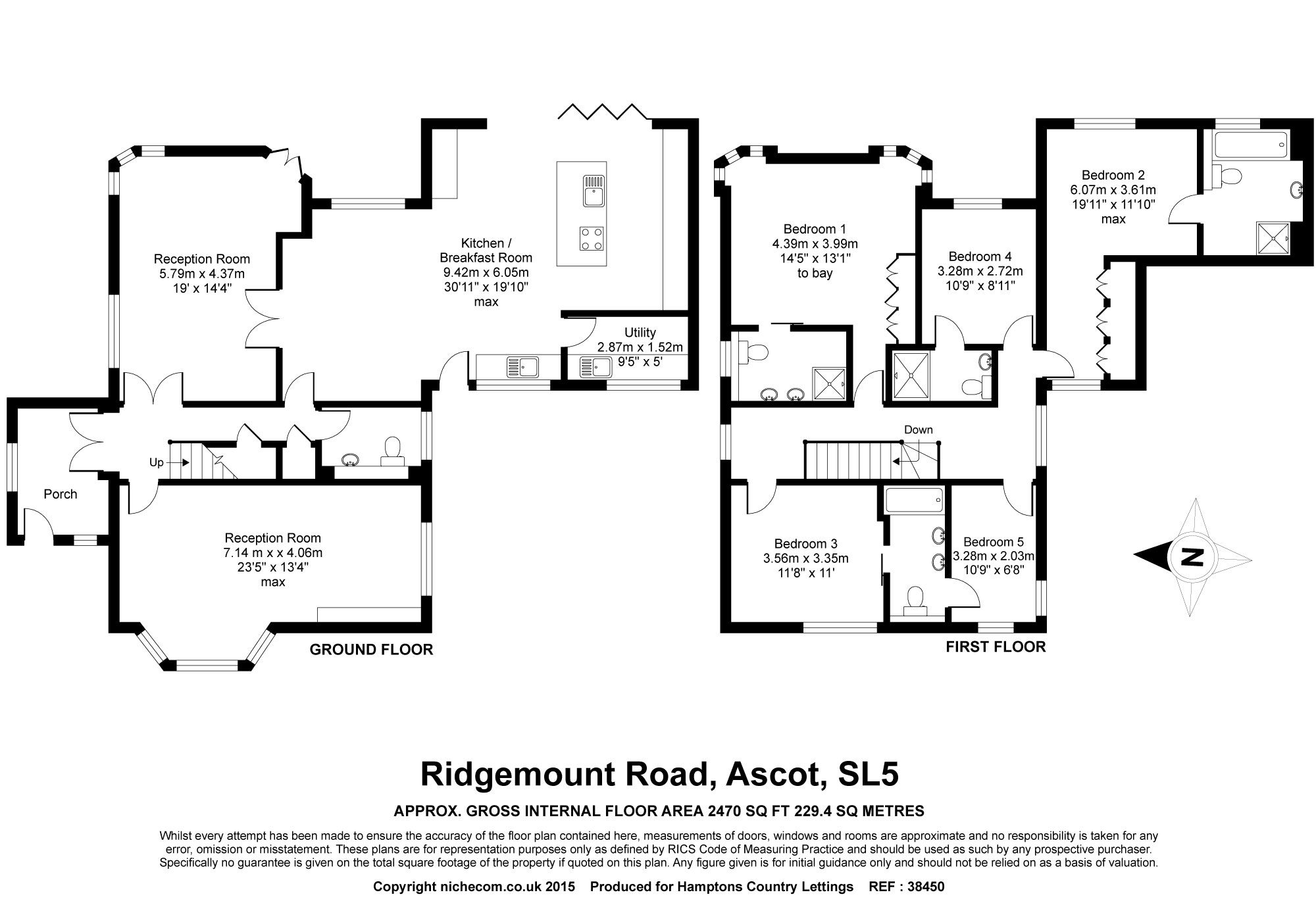 5 Bedrooms Detached house to rent in Ridgemount Road, Sunningdale, Ascot SL5