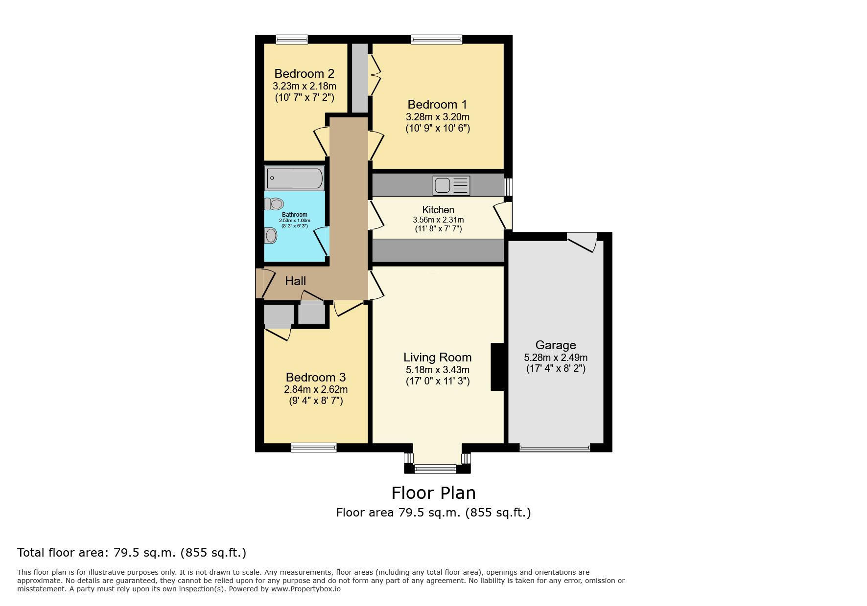 82, Woodland Close, Devon floorplan