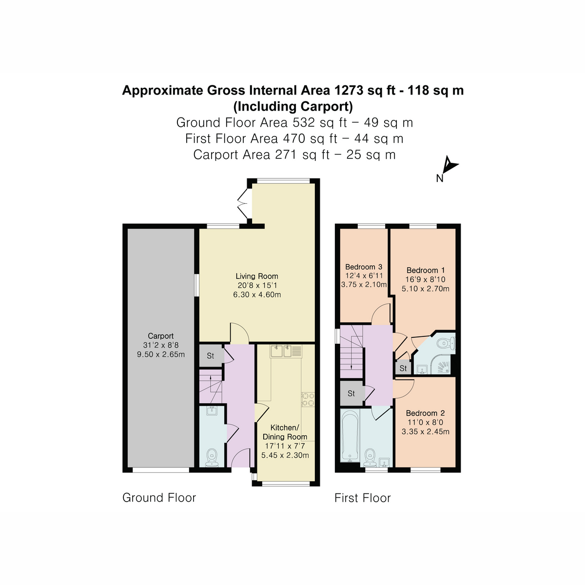 16, The Laurels, Reading floorplan