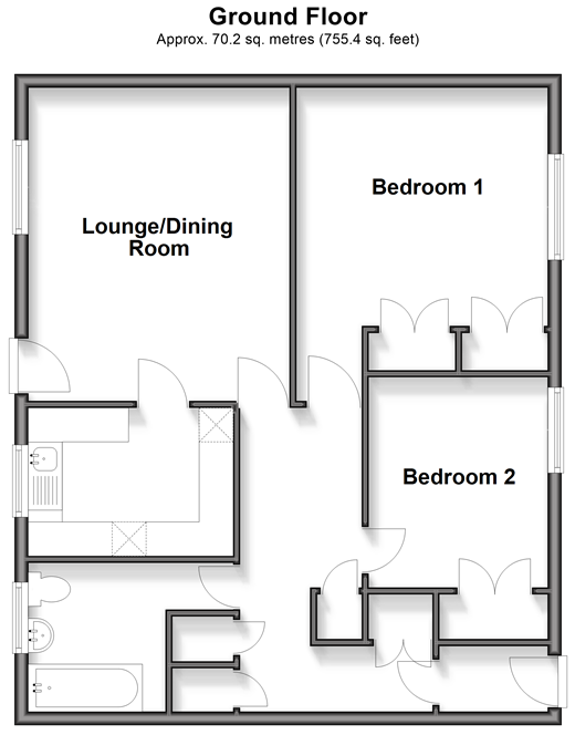 Dial Close, Barnham floorplan