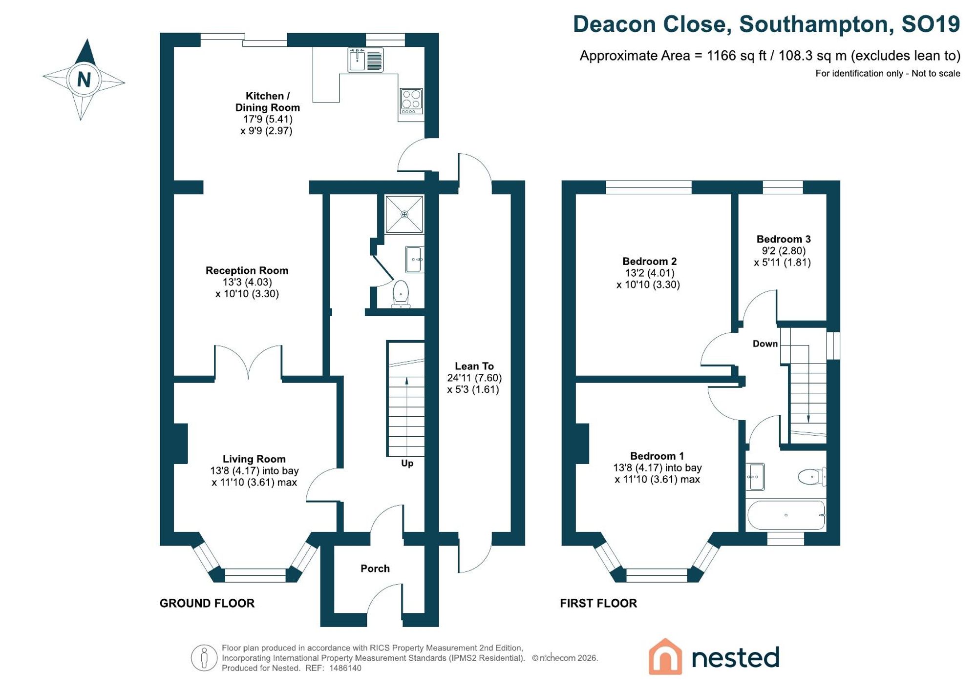 10 Deacon Close, Southampton floorplan