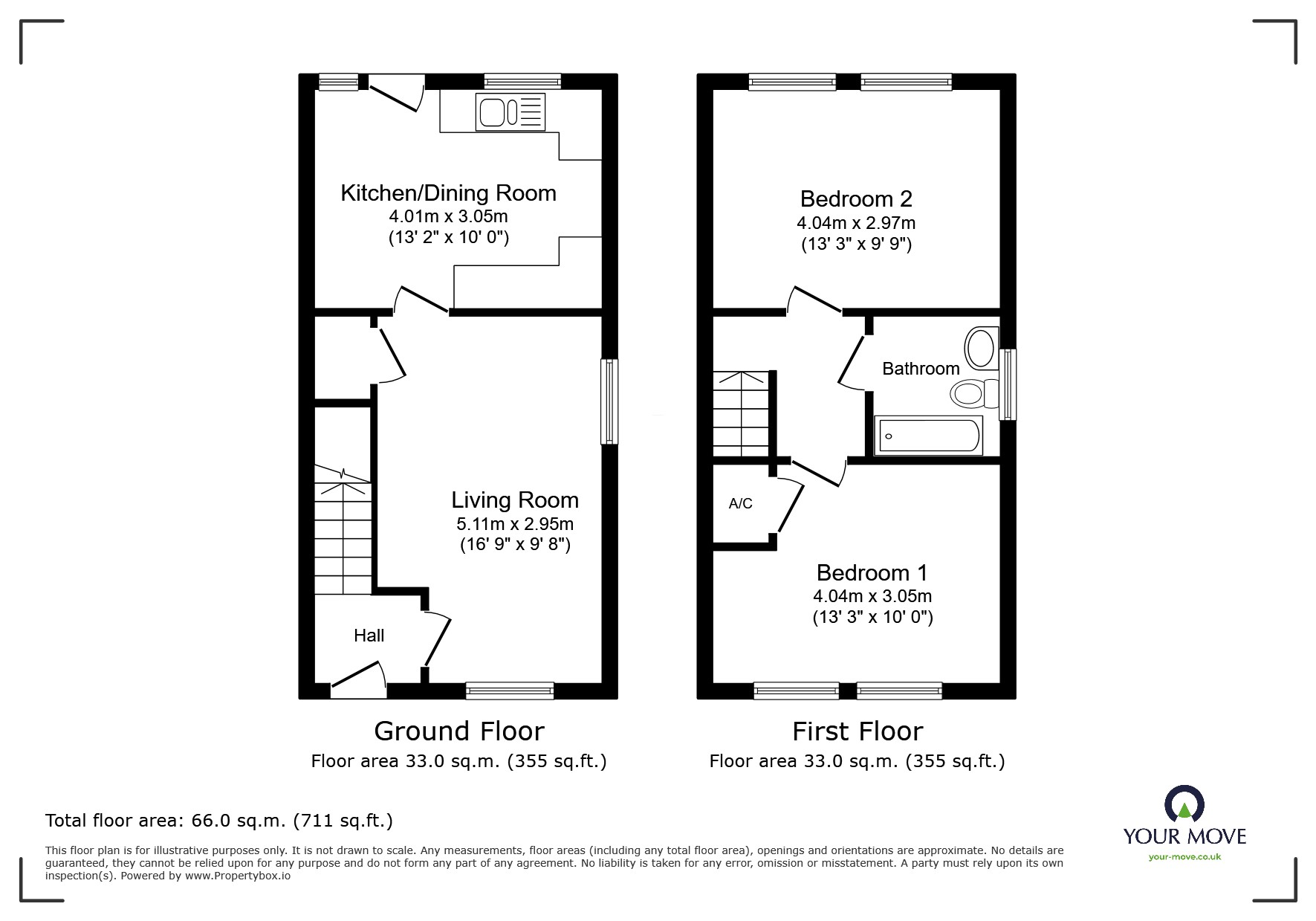2, Holt Row, Bedfordshire floorplan