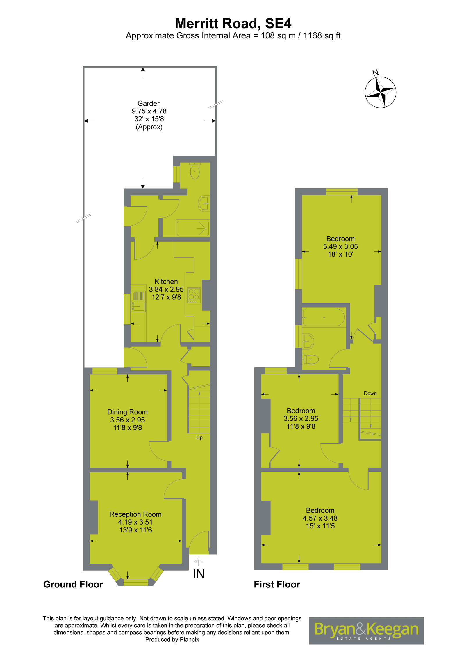 Merritt Road, London SE4, 3 bedroom terraced house for sale 64433026