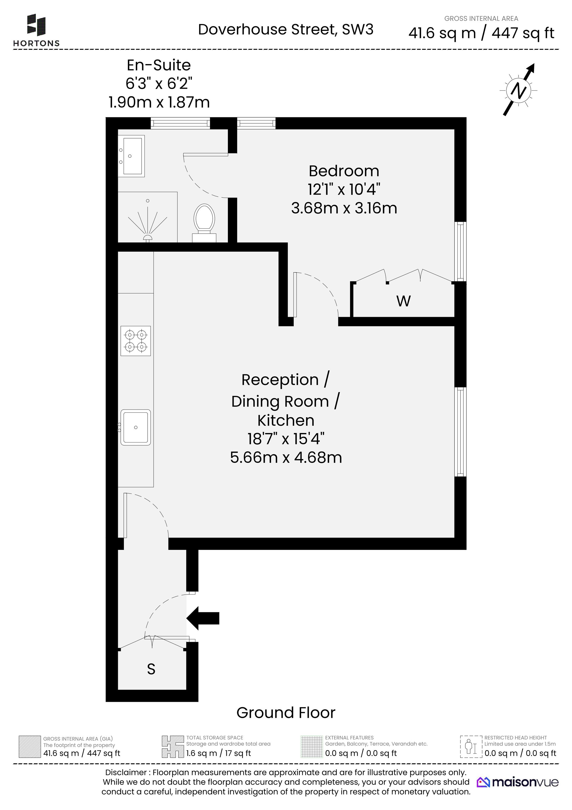 23 Dovehouse Street, London floorplan