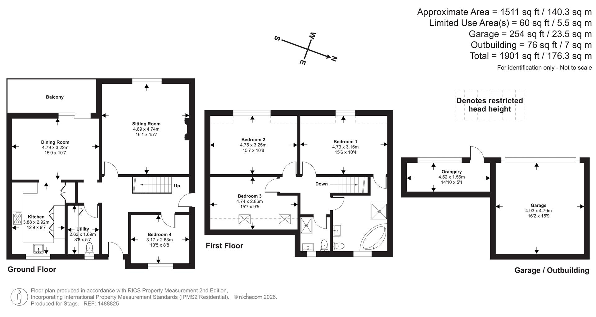 The Old Orchard, Colway Lane, Lyme Regis floorplan