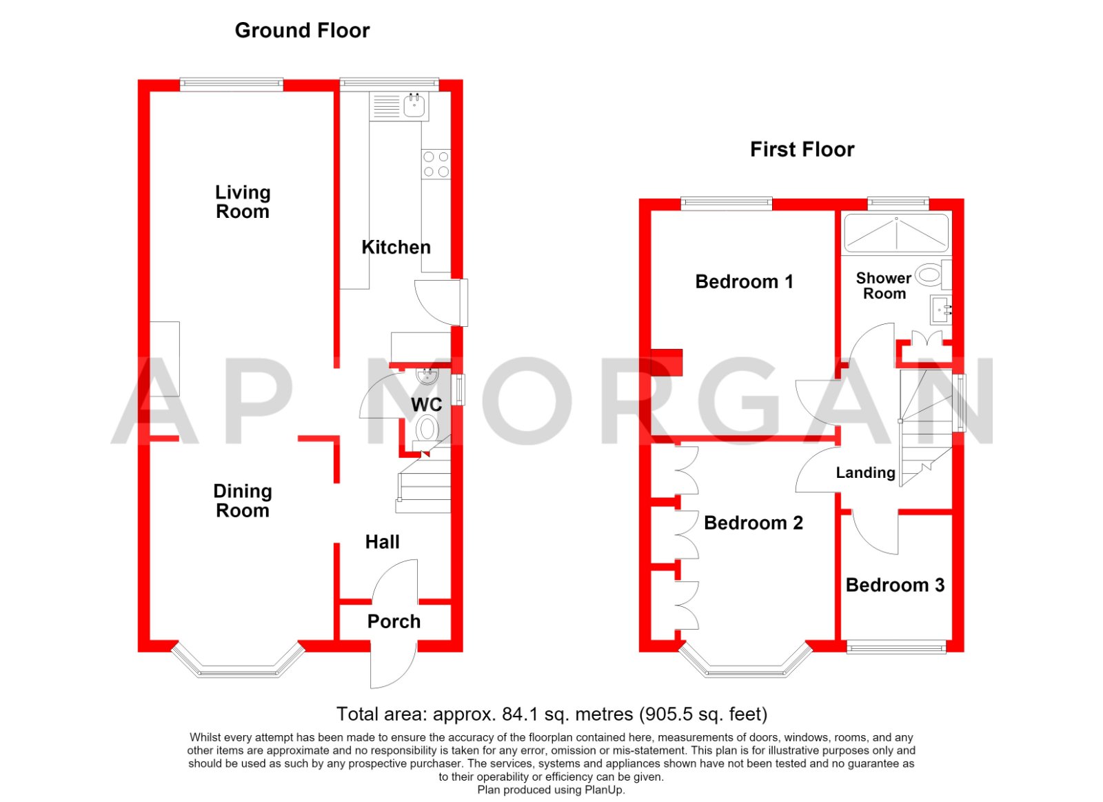 66, Church Hill, Birmingham floorplan