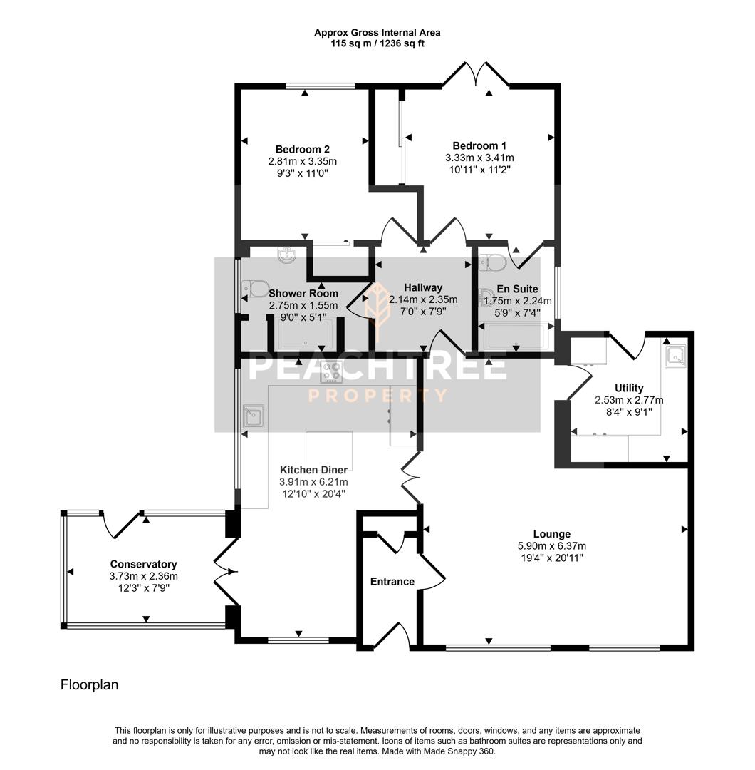 1, Abbey Road, Johnstone floorplan