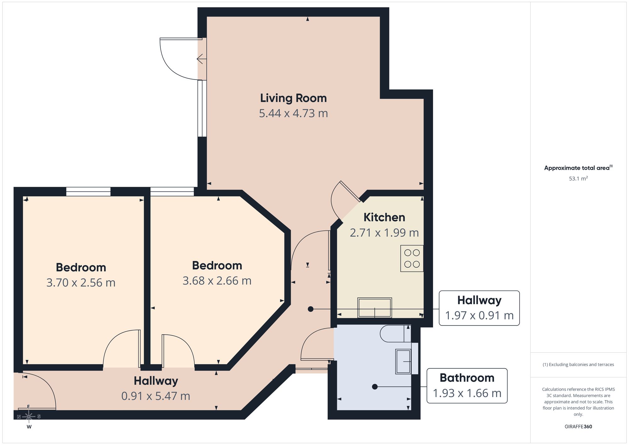 38 The Chare, Newcastle Upon Tyne floorplan