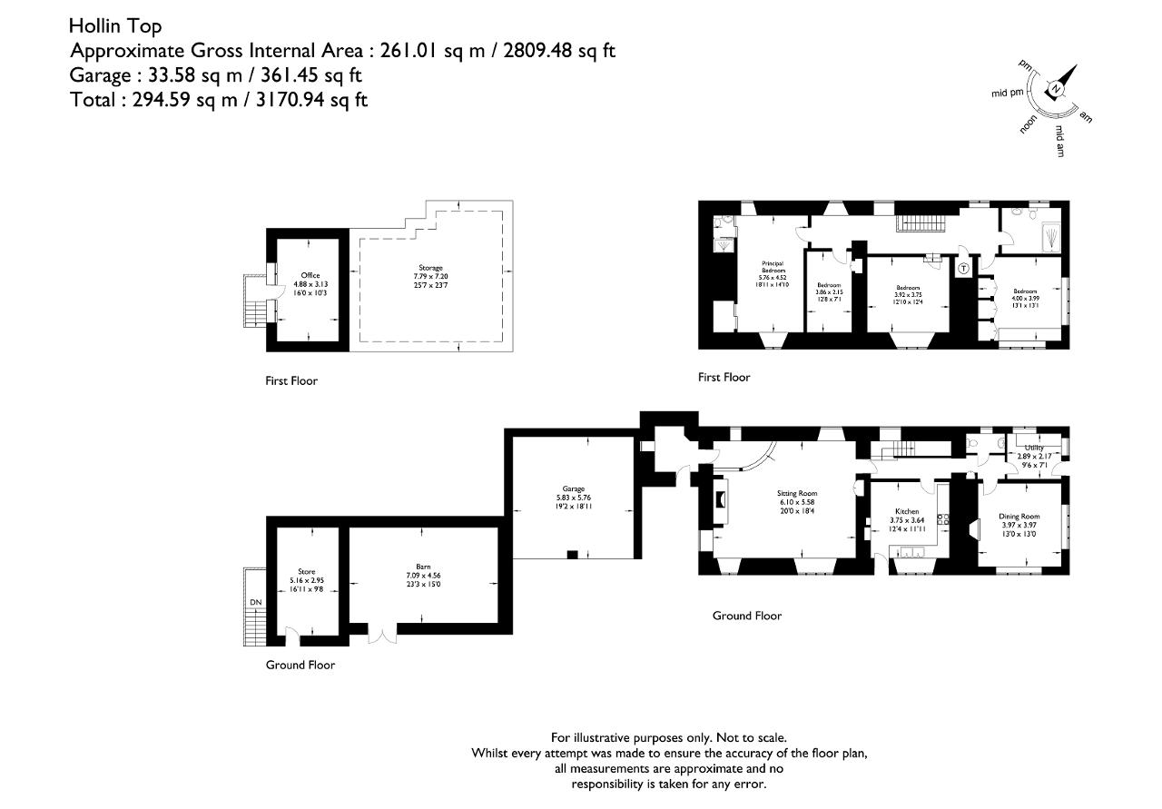 Hollin Top, Stang Top Road, Roughlee floorplan