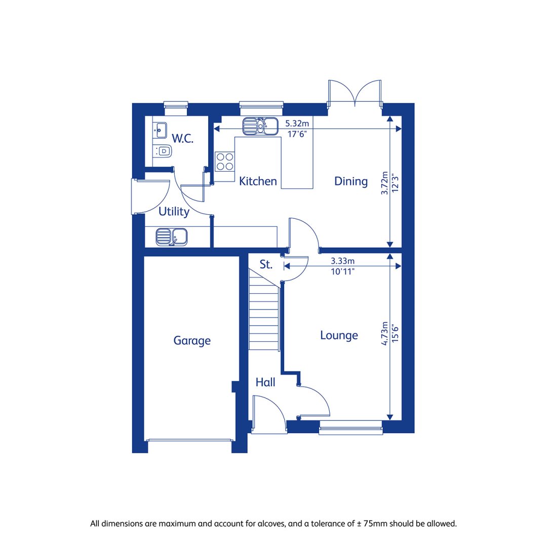 Plot 71, Riverside Place, Carnforth floorplan