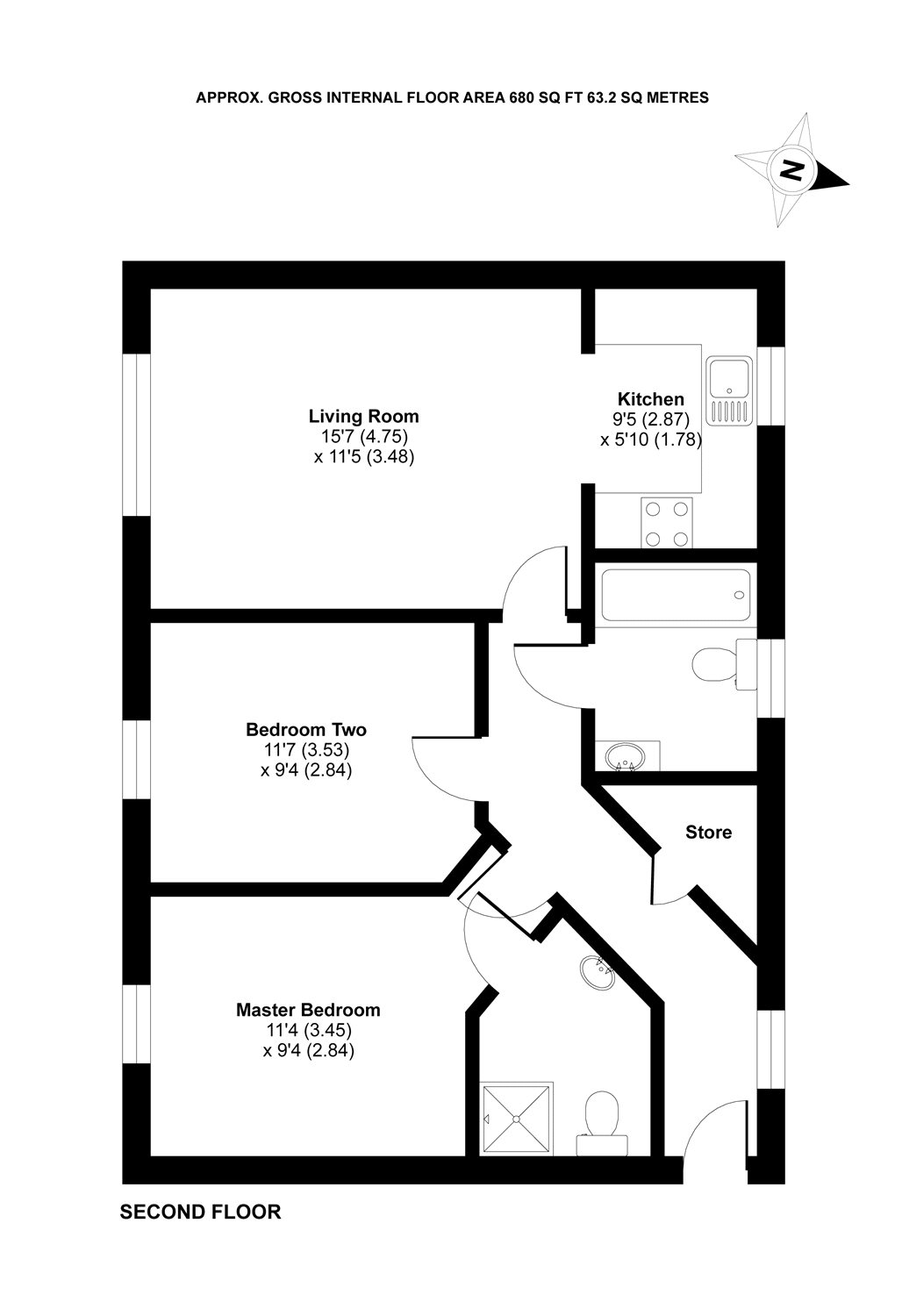 2 Bedrooms Flat to rent in Cirrus Drive, Shinfield, Reading, Berkshire RG2