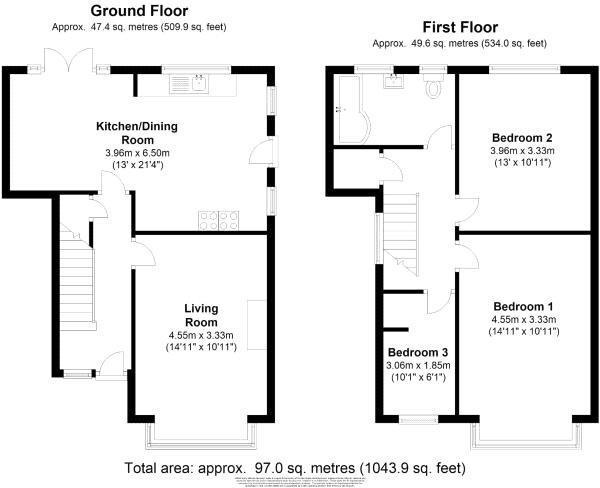 Cranstone, Mayfield Avenue, Addlestone floorplan