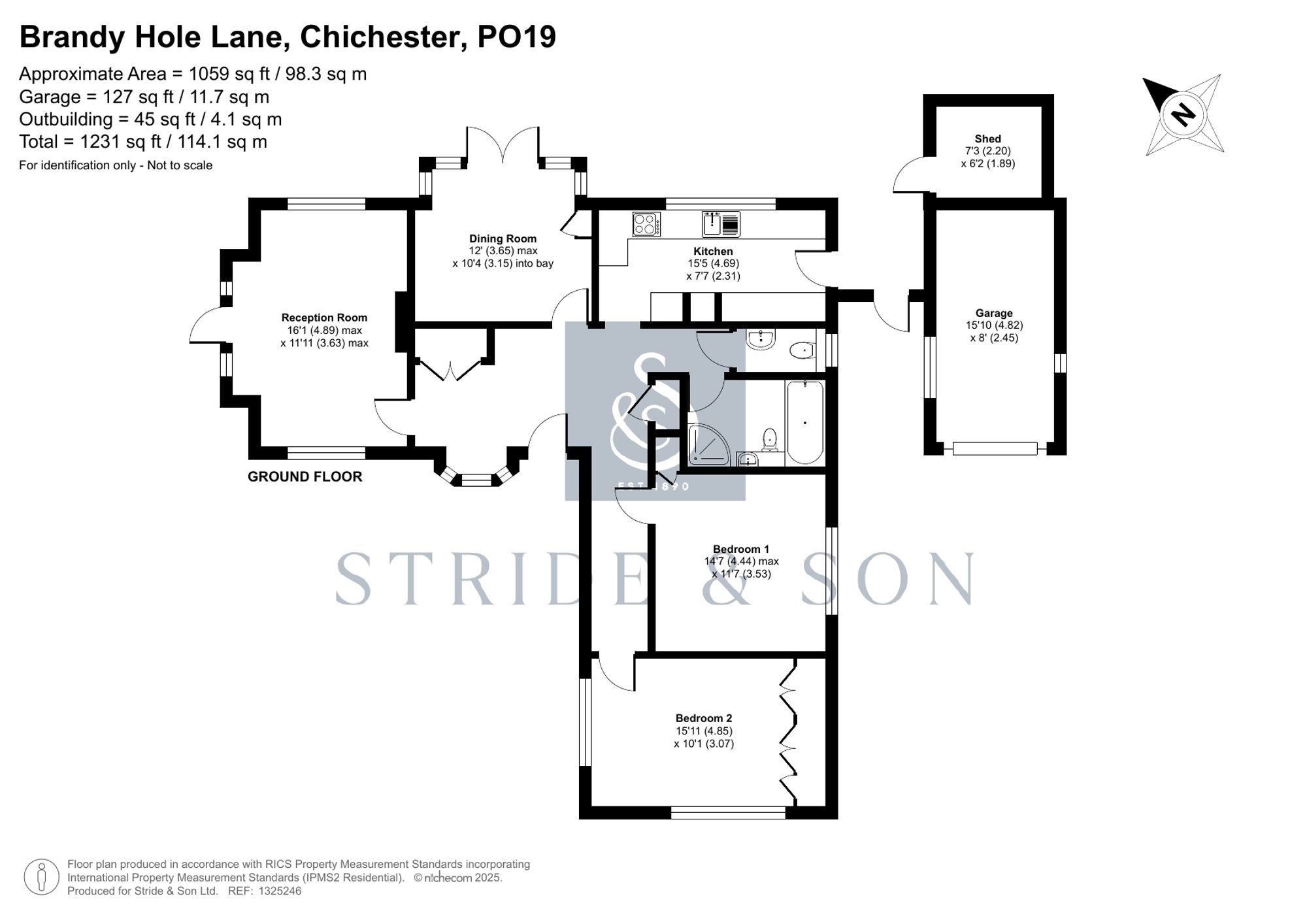 20 Brandy Hole Lane, Chichester floorplan