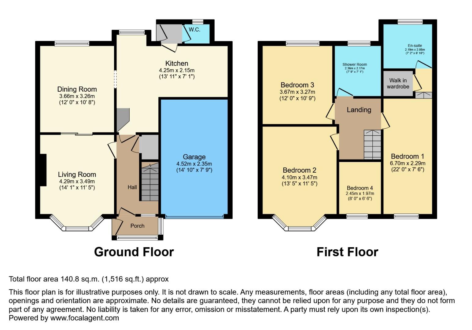 55, Old Park Avenue, Sheffield floorplan