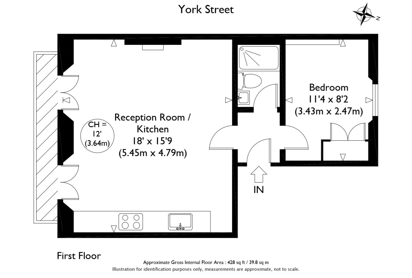 1 Bedrooms Flat to rent in York Street, London W1H