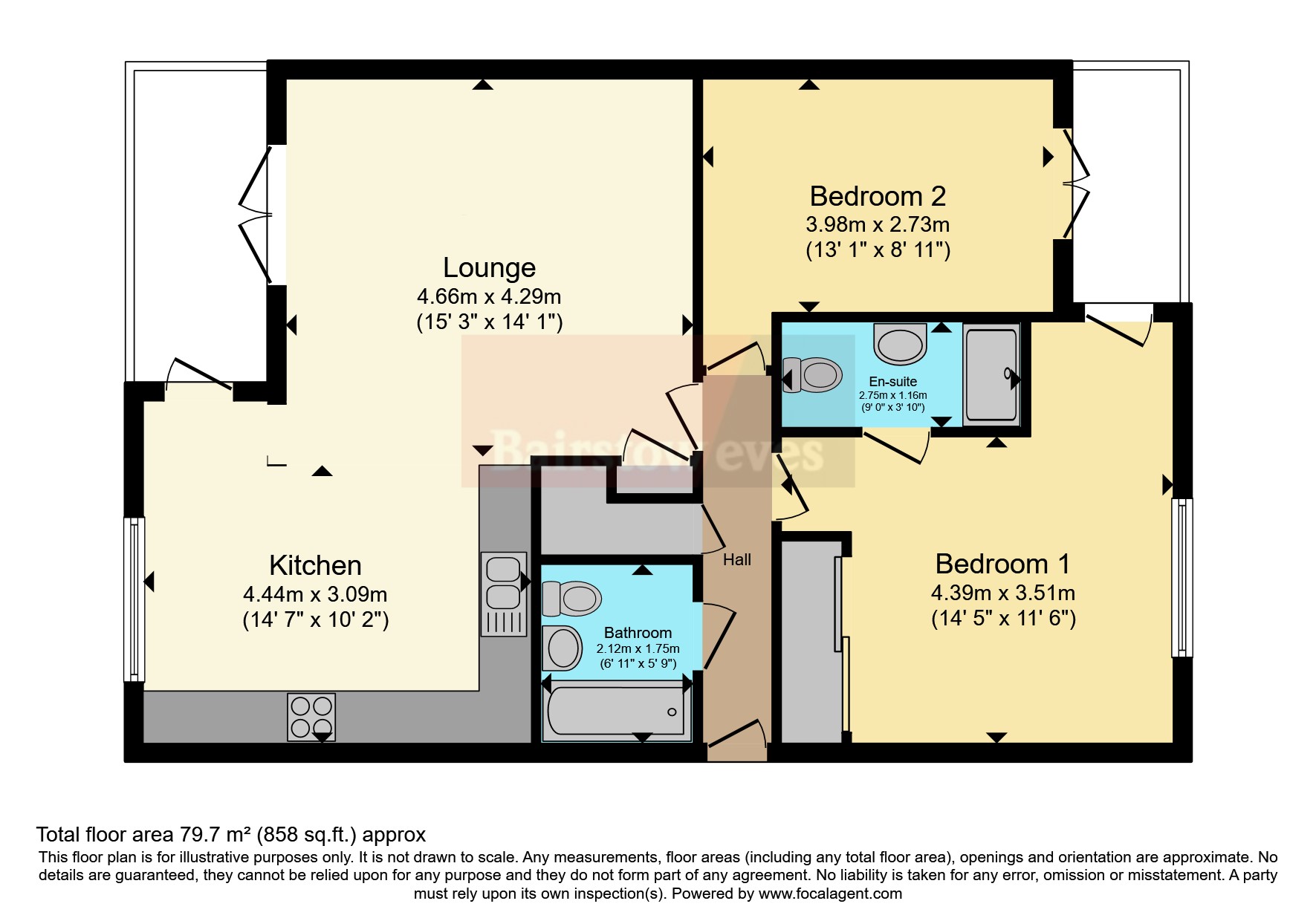 4, Corner House, 89, Godstone Road, Surrey floorplan