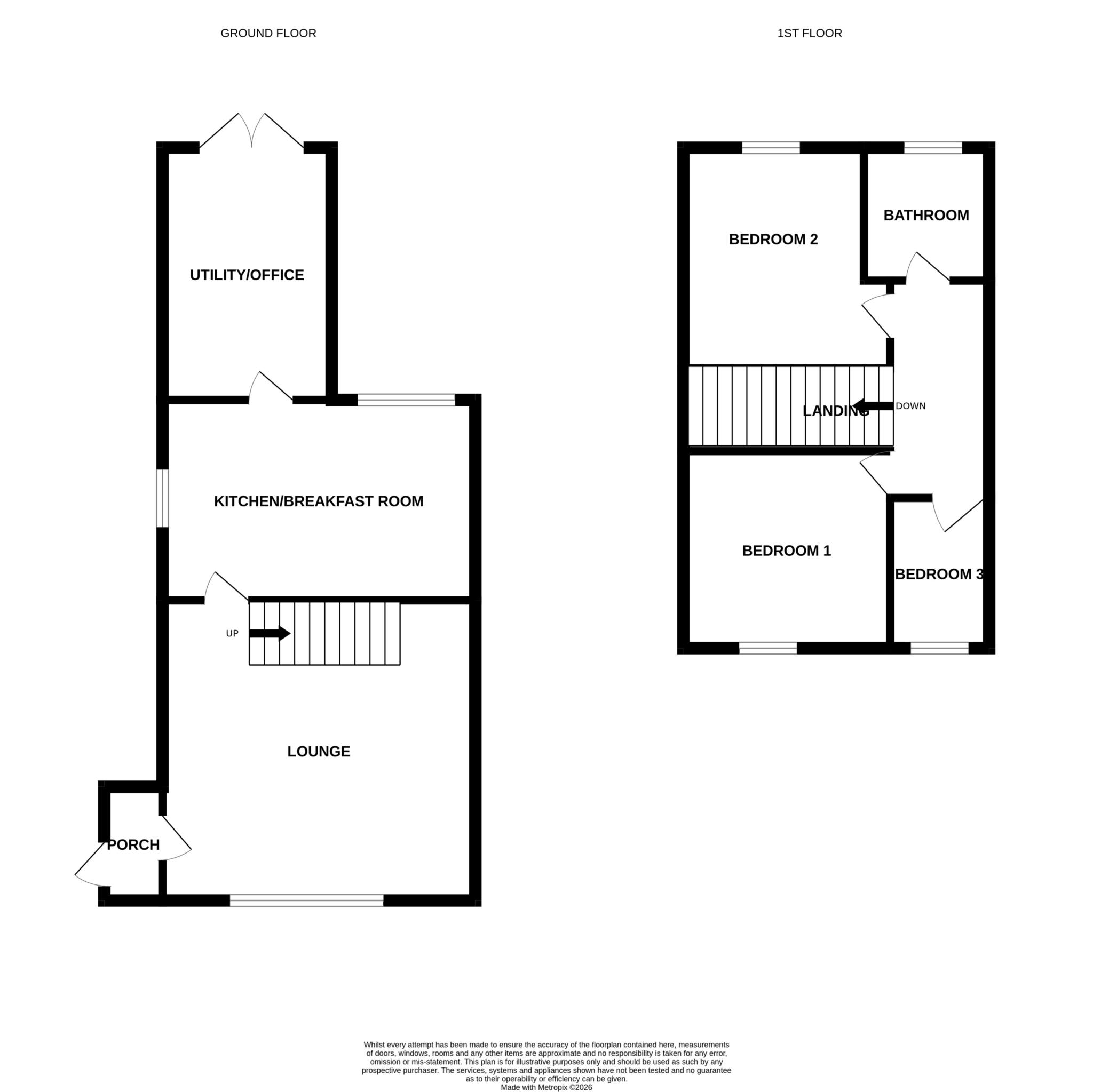 21, Medeswell Close, Norwich floorplan