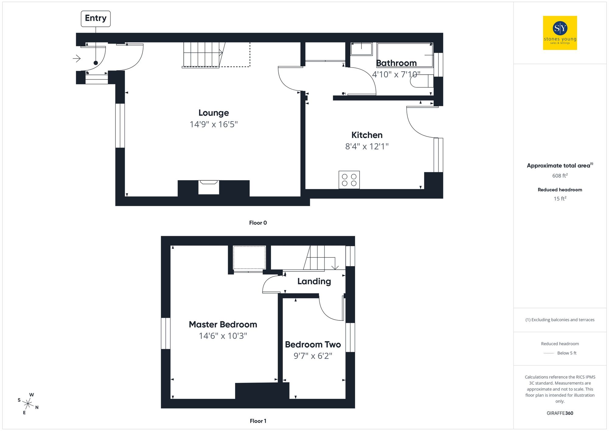 5 Long Row, Blackburn floorplan