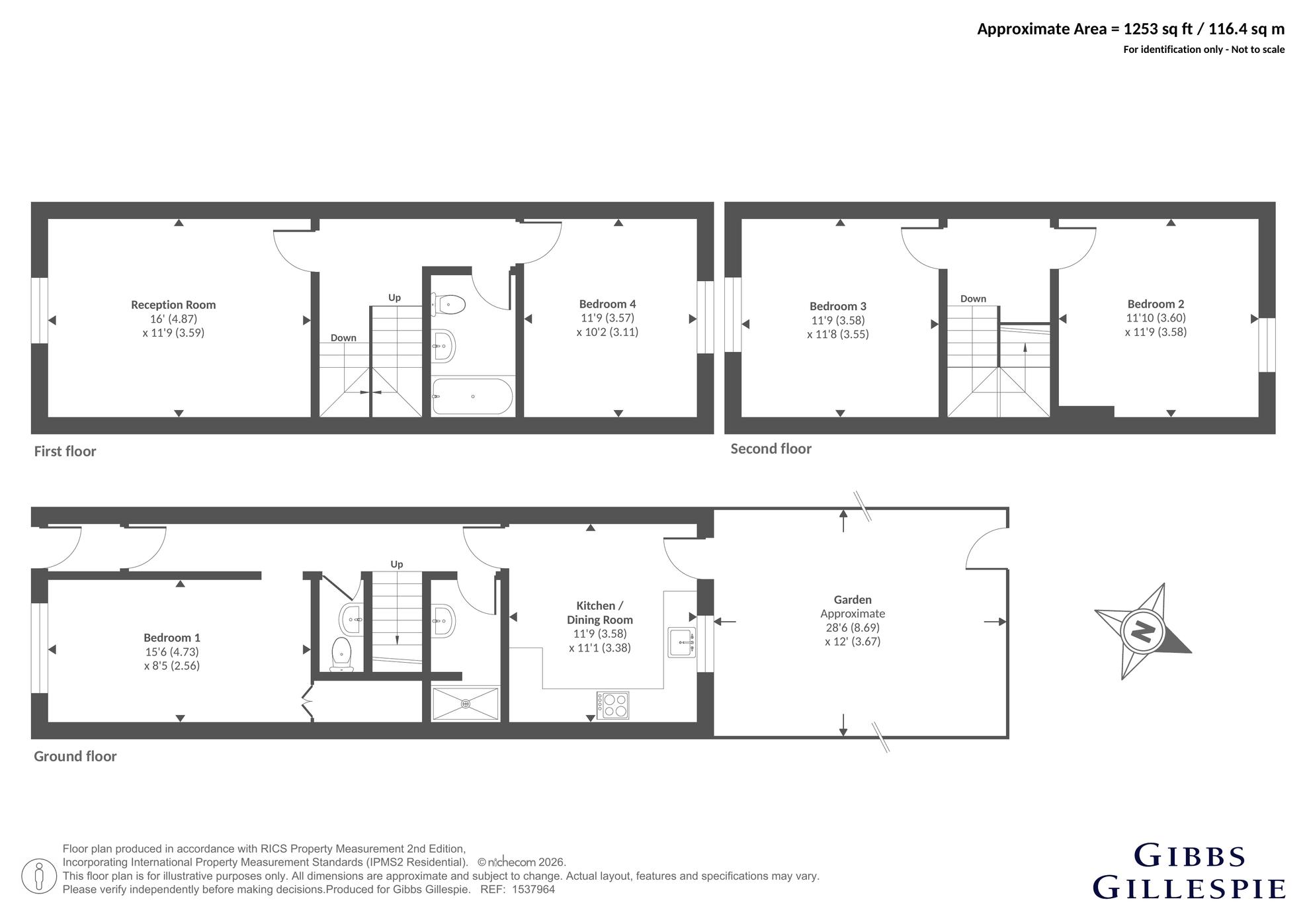 Charles Road, Ealing floorplan