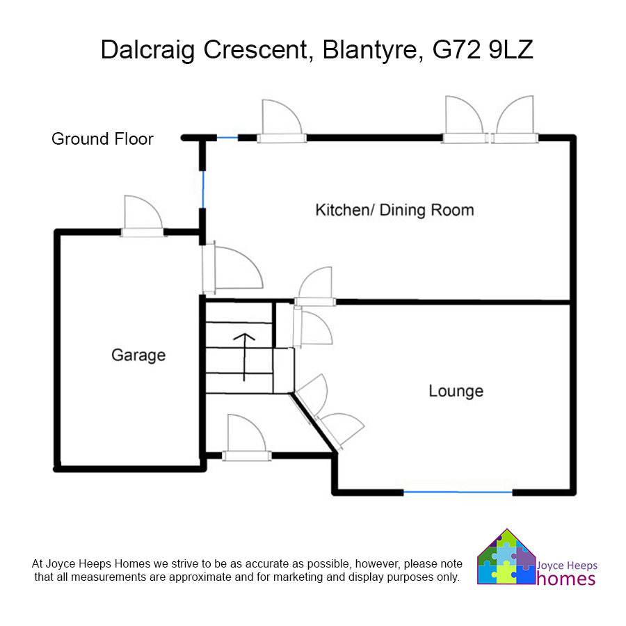 3 Bedrooms Semi-detached house for sale in Dalcraig Crescent, Priory Bridge, Blantyre G72