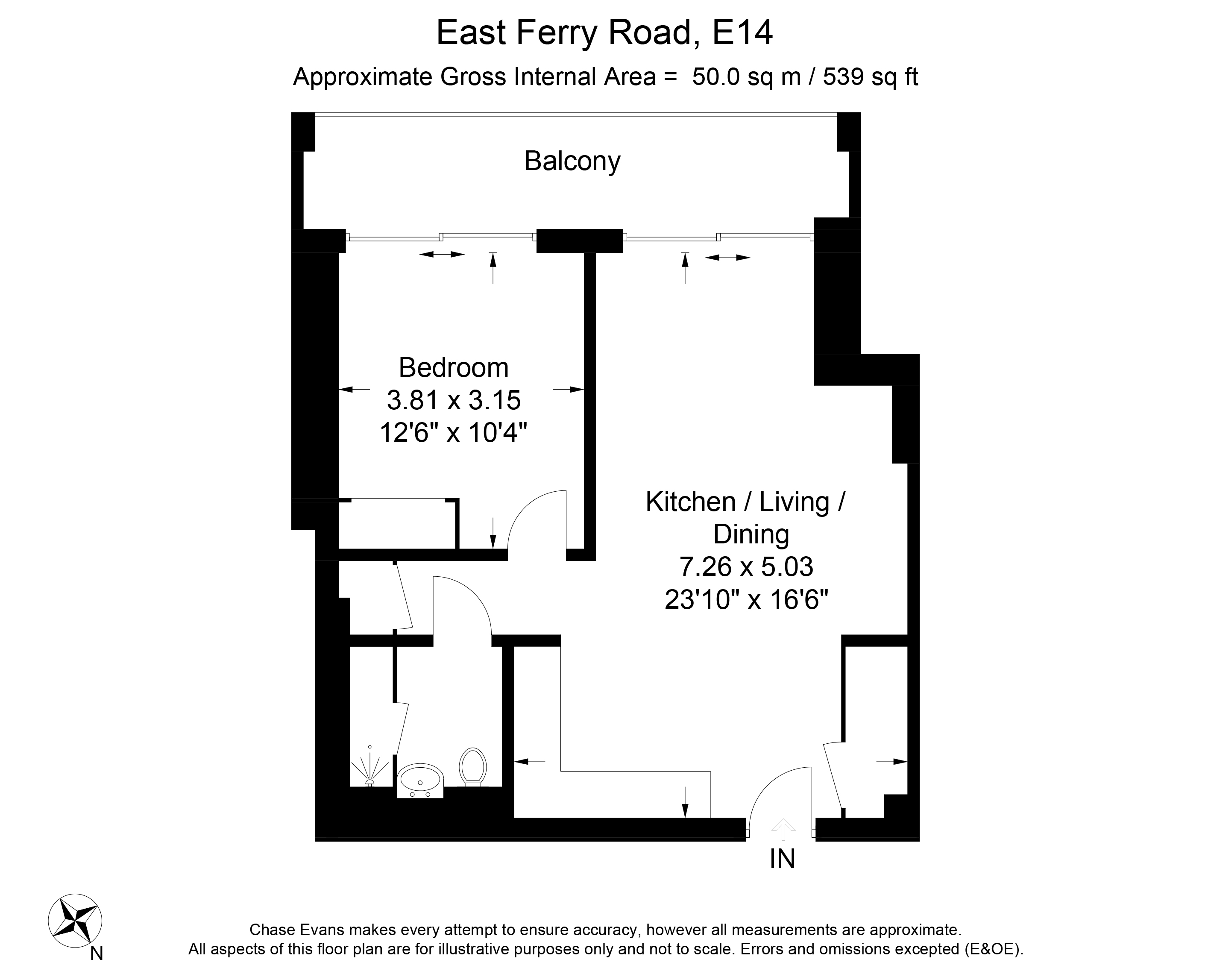 1 Bedrooms Flat for sale in Liberty Building, Canary Wharf, Isle Of Dogs E14
